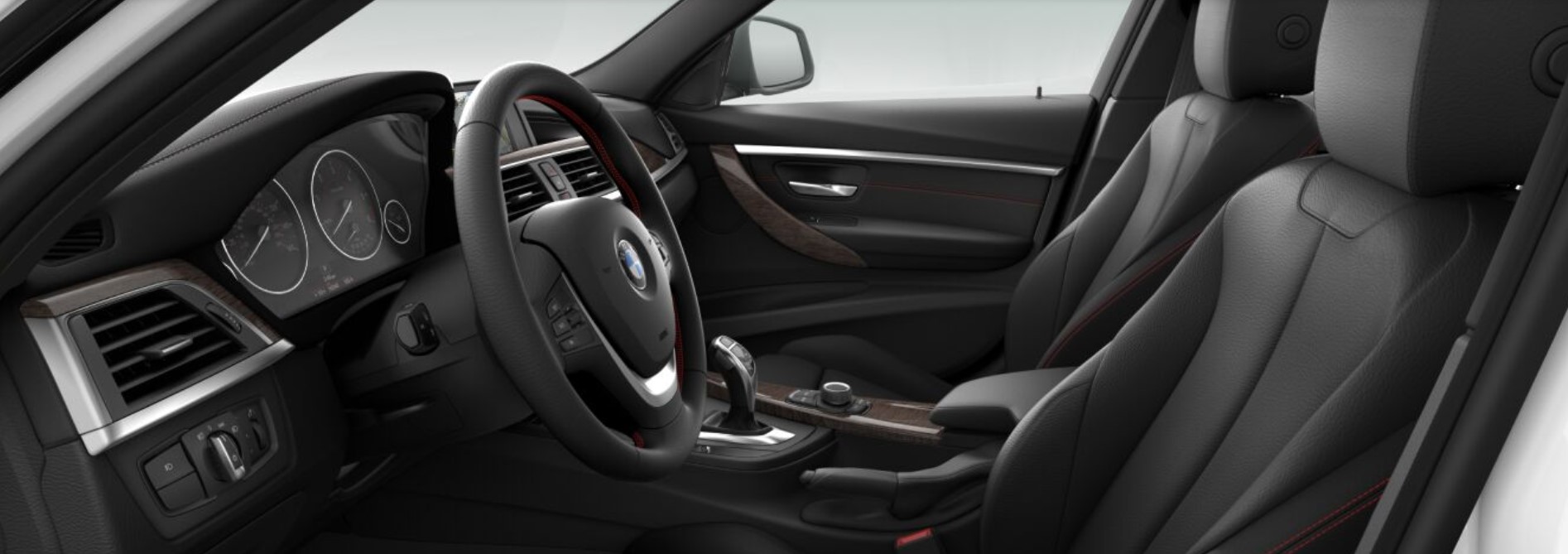 2018 BMW 328d Sedan Black Leather Interior Picture 2018 BMW 328d Sedan Black Leather Interior Picture